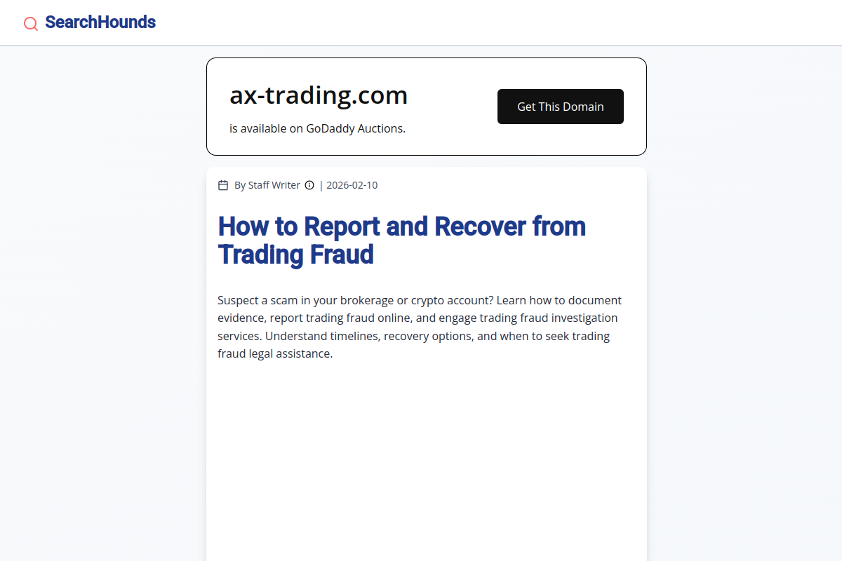 Honest AX-Trading reviews, ax-trading.com review – feedback